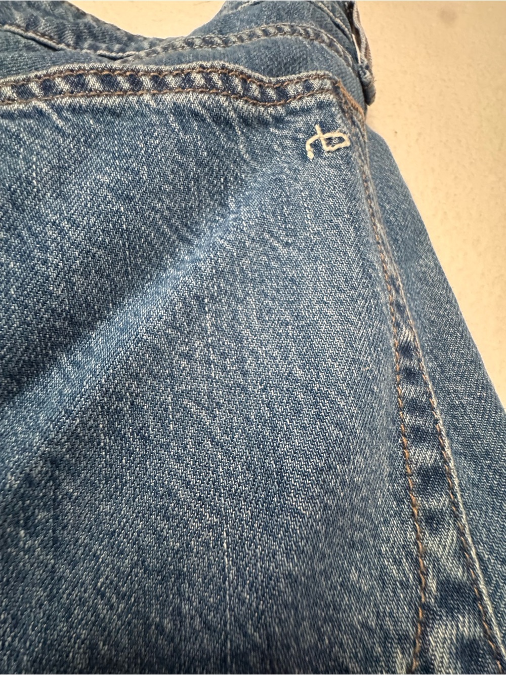 NWT Rag & Bone Lori Mid Rise Wide Leg Jeans Covington Medium Wash Sz28 - Picture 4 of 8